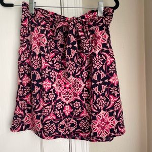 Francesca’s tie waist mini skirt size small